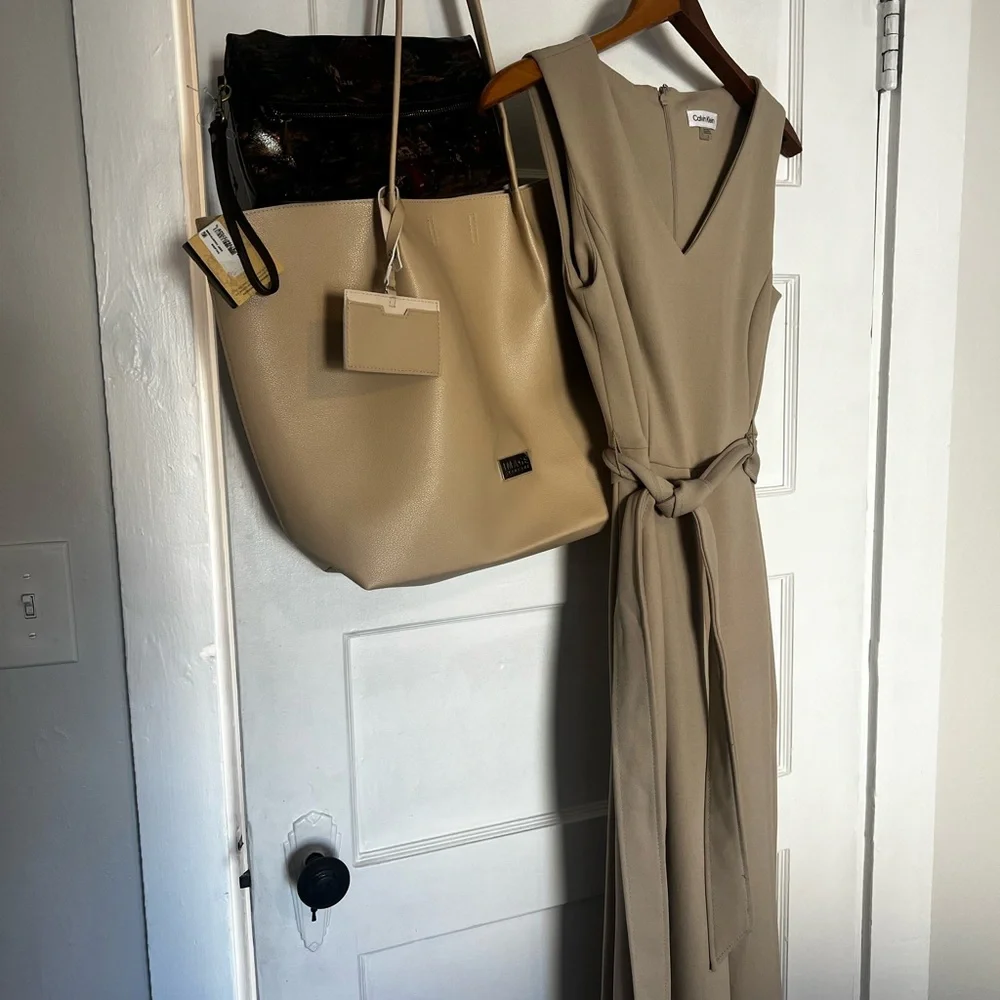 Calvin Klein Tan Jumpsuit - Picture 2 of 7